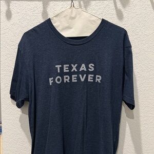 Navy 'Texas Forever' T-Shirt Size M